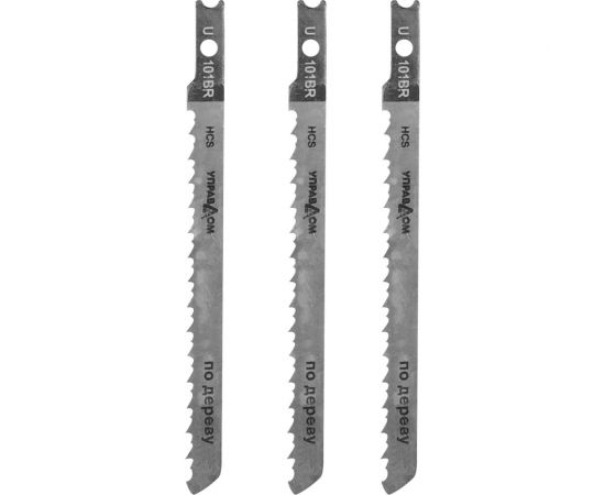 Полотна для электролобзика US-хвостовик, тип U101BR, 3 шт Управдом 4100002572 