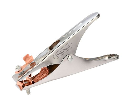 Клемма заземления с наконечником под кабель макс. сварочный ток до 500А энаргит КЗ-500А 