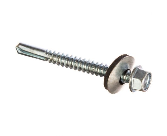 Кровельный саморез с длинным сверлом Метизный двор 5,5х51, 100 шт. 4690441023810 