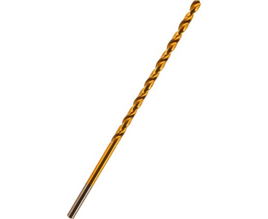 Сверло по металлу Туламаш цилиндрический хвостовик 3.8 мм А1 Р9 нитрид титана ТМ 56299 