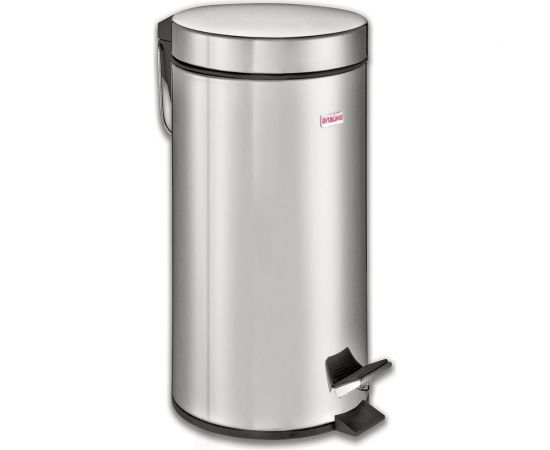 Ведро-контейнер для мусора с педалью ЛАЙМА 30 л, зеркальное, нержавеющая сталь 232263 