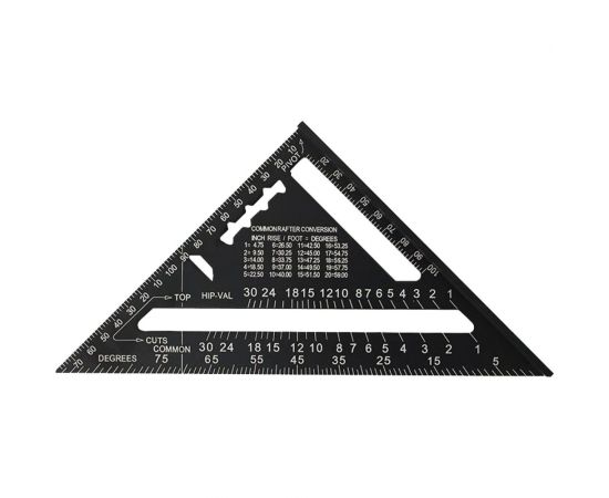 Плотницкий угольник WOODWORK 170 мм, алюминиевый, метрический CTR-170 