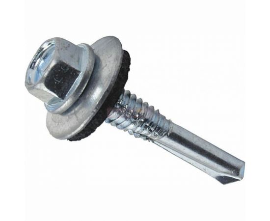 Кровельный саморез с длинным сверлом Метизный двор 6.3х38, 100 шт. 4690441023919 