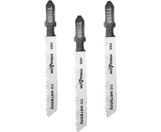 Полотна для электролобзика EU-хвостовик, тип Т118B, 3 шт Управдом 4100002555 