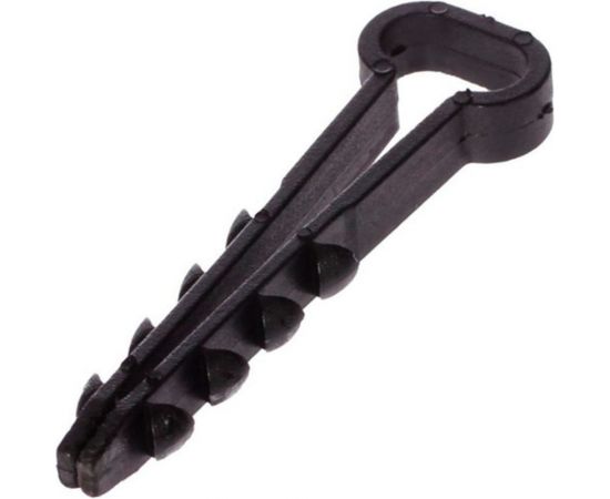 Дюбель-хомут для плоского кабеля Урал ПАК черный, 5-10 мм, 10 шт. АЭ-5050010-010-p 
