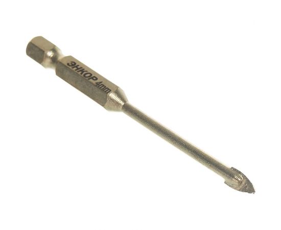 Сверло для стекла и керамики (4 мм; 1/4"") Энкор 9608 