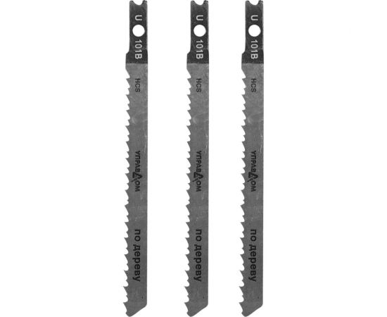 Полотна для электролобзика US-хвостовик, тип U101B, 3 шт Управдом 4100002571 