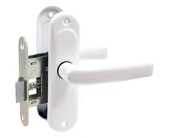 Защелка ПТИМАШ ЗЩ 1-45 белый 5207 