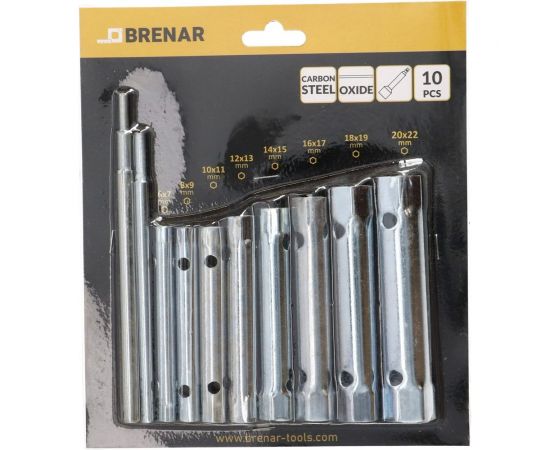 Набор трубчатых ключей BRENAR 6-22 мм 254 – изображение 2