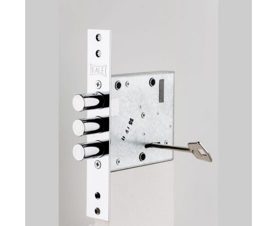 Врезной сувальдный замок KALE KILIT 447L, BS67, 5, 30CP, 4K (60мм), w/o SP, w/o Ros, PB 447L0000013 – изображение 2