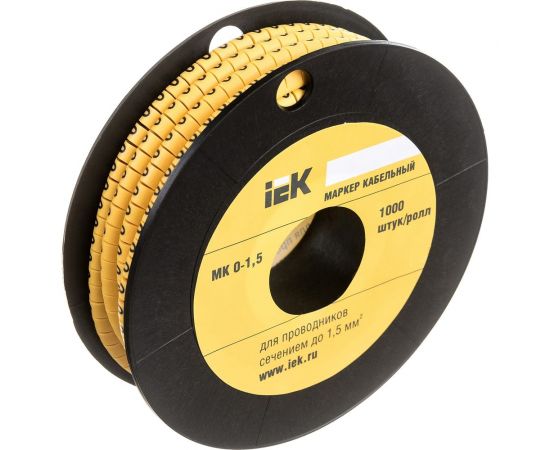 Маркировочное кольцо IEK МК 0-1.5мм, 0, 1000шт/ролл UMK00-0 – изображение 2