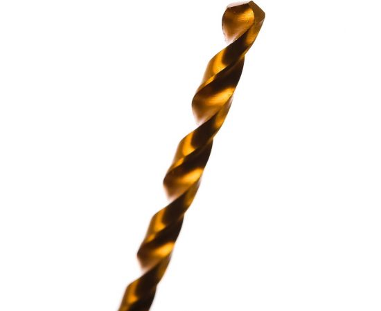 Сверло по металлу Туламаш цилиндрический хвостовик 3.8 мм А1 Р9 нитрид титана ТМ 56299 – изображение 2