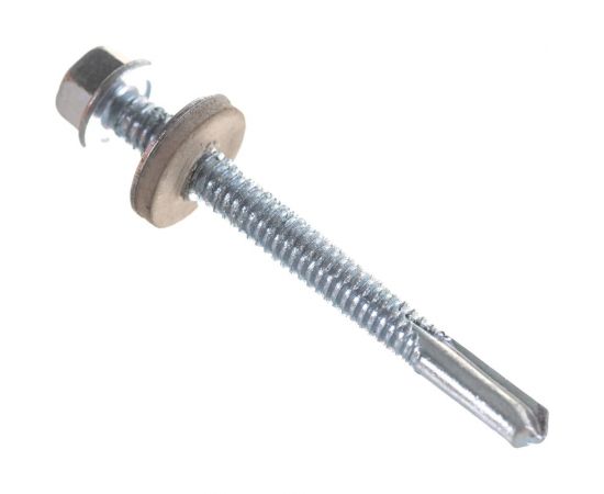 Кровельный саморез с длинным сверлом Метизный двор 5,5х51, 100 шт. 4690441023810 – изображение 2