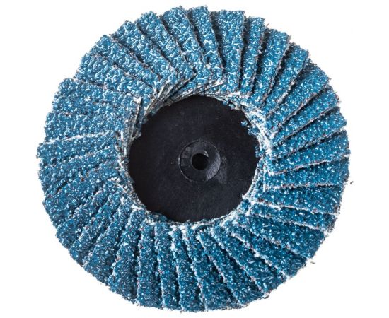 Круг лепестковый торцевой по металлу (50х22 мм; Р60; крепление Roloc) Русский Мастер РМ-70235 – изображение 3
