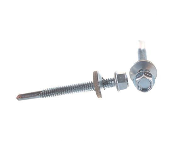 Кровельный саморез с длинным сверлом Метизный двор 5,5х51, 100 шт. 4690441023810 – изображение 3