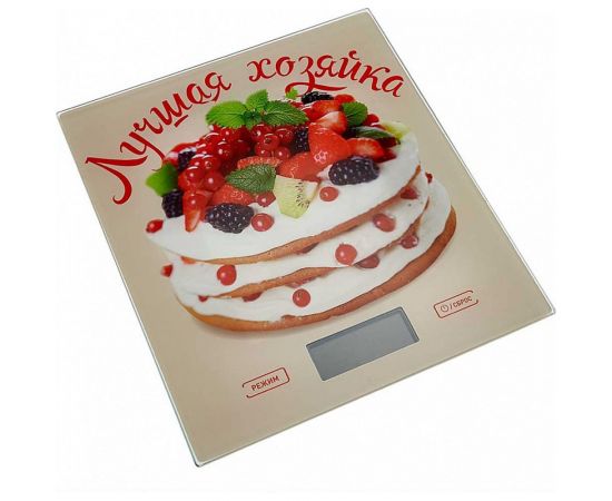 Настольные электронные весы ВАСИЛИСА ВА-006 Лучшая хозяйка : 5 кг, стекло 0R-00001815 – изображение 3