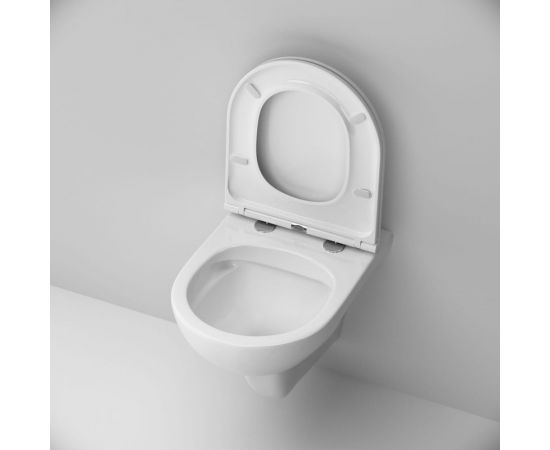 Подвесной унитаз с сиденьем микролифт AM.PM Gem FlashClean C901700SC – изображение 3