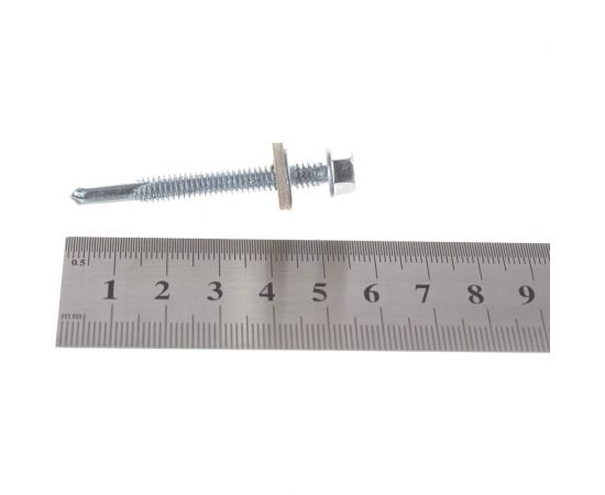 Кровельный саморез с длинным сверлом Метизный двор 5,5х51, 100 шт. 4690441023810 – изображение 4