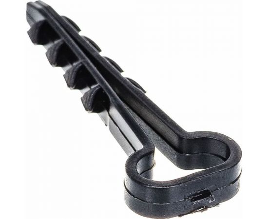 Дюбель-хомут для плоского кабеля Урал ПАК черный, 5-10 мм, 10 шт. АЭ-5050010-010-p – изображение 4