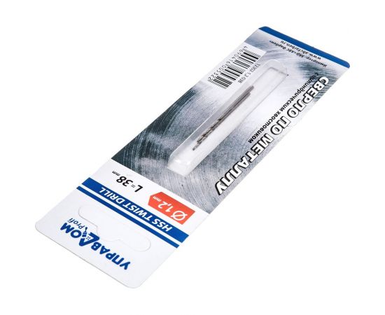 Сверло по металлу, вышлифованный профиль, 1.2х38 мм, 2 шт, угол заточки 135 гр Уп��авдом ​​​​​​​4100000889 – изображение 4