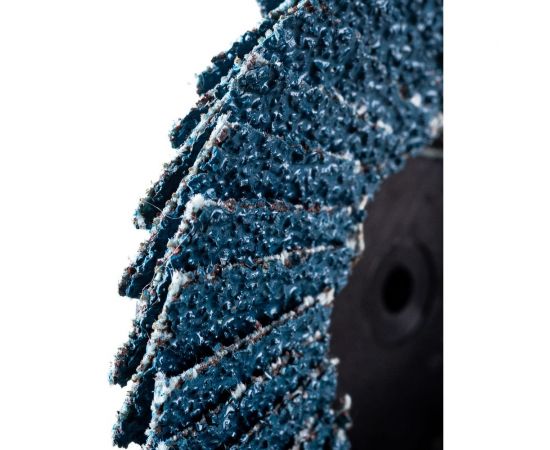 Круг лепестковый торцевой по металлу (50х22 мм; Р60; крепление Roloc) Русский Мастер РМ-70235 – изображение 4