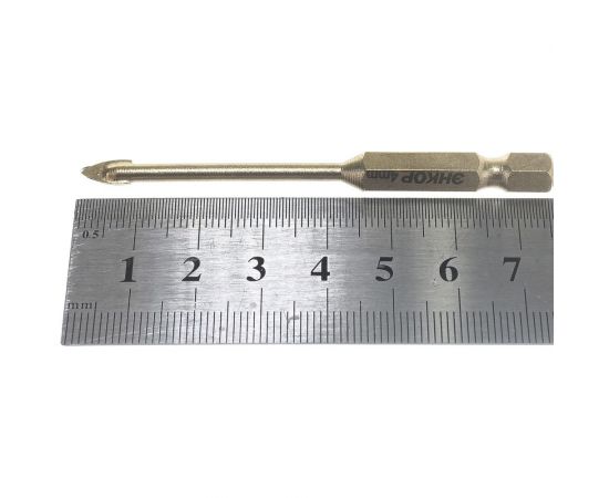 Сверло для стекла и керамики (4 мм; 1/4"") Энкор 9608 – изображение 4