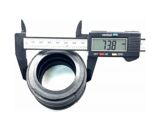 Переходная манжета Профитт d 50x73 сантехническая, канализационная, трехлепестковая, черная 2227534 – изображение 4