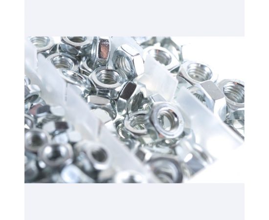 Набор гаек СИБРТЕХ М3, М4, М5, М6, М8, М10 600 предметов 47615 – изображение 4