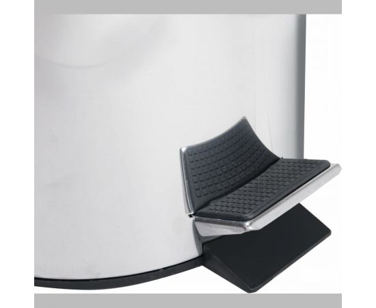 Ведро-контейнер для мусора с педалью ЛАЙМА 30 л, зеркальное, нержавеющая сталь 232263 – изображение 4