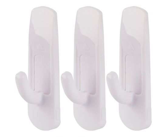 Самоклеящиеся крючки Park ABS-пластик, 1.2х1.7 см, 3 шт. 008083 