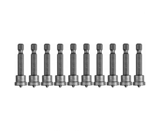 Бита МАСТЕР Phillips, с ограничителем 10 шт, 50 мм ЗУБР 2002-2-50-10 