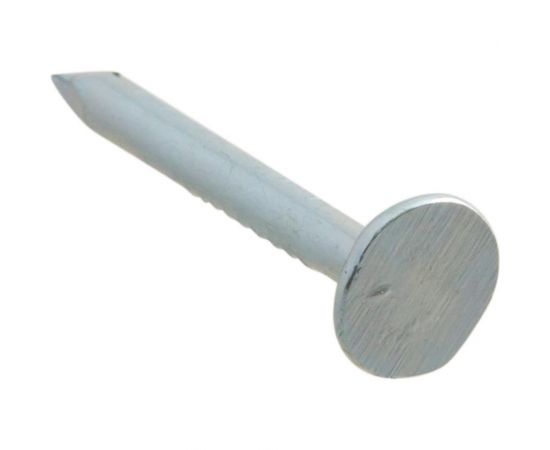 Толевые гвозди Стройбат евро, 2.8x20 мм, белый цинк, 0.5 кг 116090 