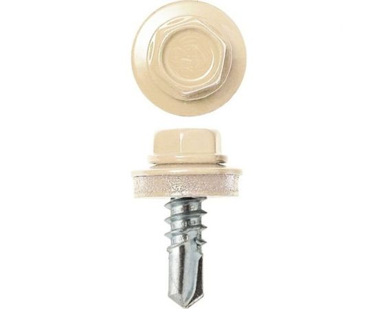 Кровельный саморез КРЕП-КОМП 4,8x19 RAL1015, светлая слоновая кость, Kn KENNER, 300 шт. ск48191015ф 