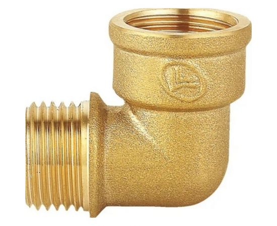 Угол DOUBLE-LIN резьбовой латунный вр/нр - 1/2" LL6018 (1/2") 