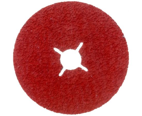 Керамический фибровый диск со шлицами XF885 (1 шт, 125х22 мм, P24) VSM 004965 