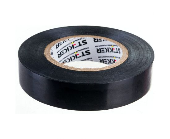 Изоляционная лента STEKKER 0,13x15 мм, 20 м, черная, INTP01315-20 32829 