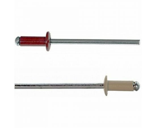 Заклепка КРЕП-КОМП алюм/сталь, крашенная 3,2x8 RAL7024, 1000 шт. зк3287024 