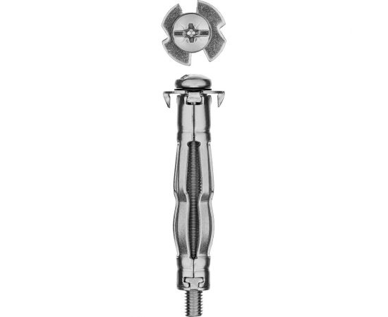 Анкер для пустотелых материалов Зубр МОЛЛИ, 11 мм x M5 x 37 мм, 100 шт, оцинкованный 302472-05-037 