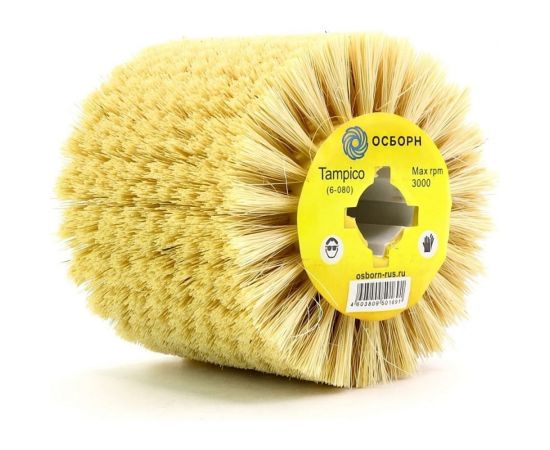 Щетка-валик волокнистая по дереву 6-080 Тампико 100 мм на щеточные шлифмашины ОСБОРН PLM.RB10010019TAM 