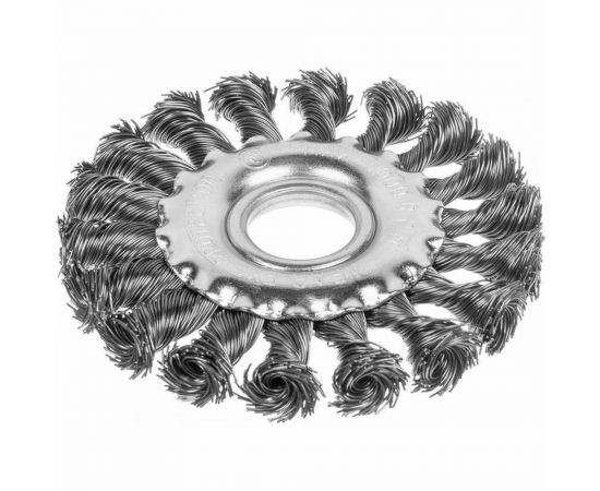 Щетка плоская (150х22 мм; крученая проволока) для УШМ vertextools 12100-150 