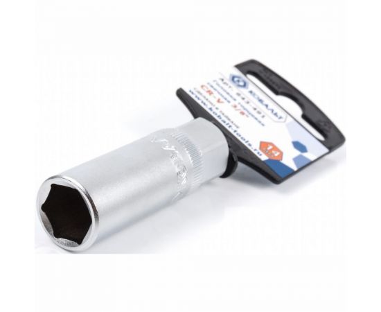 Торцевая свечная головка 3/8, 14мм, Cr-V КОБАЛЬТ 643-491 – изображение 2