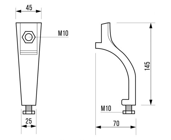 Ножки для чугунной ванны Goldman New – изображение 2