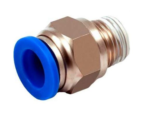 Фитинг металлический 12 мм - наружная резьба 1/2" Pegas pneumatic 5208 – изображение 2