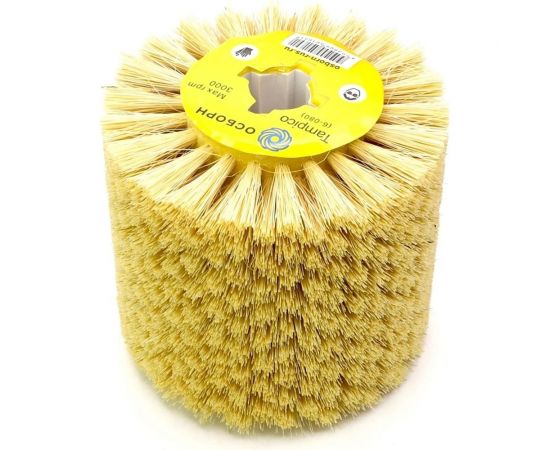 Щетка-валик волокнистая по дереву 6-080 Тампико 100 мм на щеточные шлифмашины ОСБОРН PLM.RB10010019TAM – изображение 2