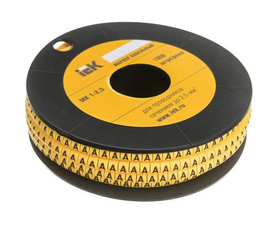 Маркировочное кольцо IEK 1-2.5мм, A, МК, 1000шт/ролл UMK10-A – изображение 2