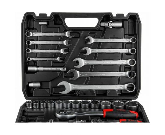 Набор инструментов STARTUL 1/4 , 1/2 6 граней 82 предмета PRO Stuttgart PRO-082S – изображение 3