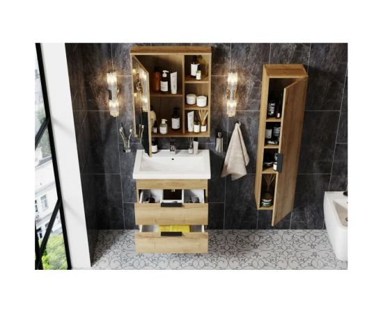 Универсальный пенал Onika подвесной ЛЕГРАН У дуб галифакс 30.10 403068 – изображение 3