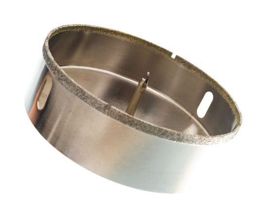 Коронка алмазная с центрирующим сверлом по керамике и кафелю 130 мм TRIO-DIAMOND 400130 – изображение 3