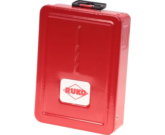 Набор дюймовых сверл по металлу (21 шт; 1/16""-3/8""; HSS-G; DIN 338 тип N) RUKO 214850 – изображение 4