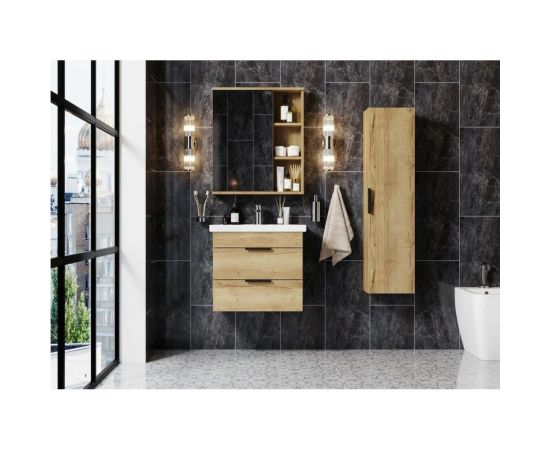 Универсальный пенал Onika подвесной ЛЕГРАН У дуб галифакс 30.10 403068 – изображение 4